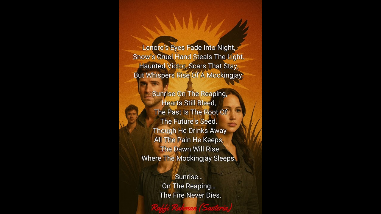 🎶Original Music: Sunrise on the Reaping — Haymitch’s Story of Fire and Defiance 🎶