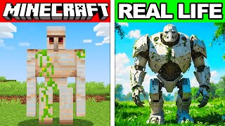 Minecraft Mobs in REAL LIFE!