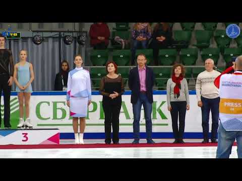 III этап кубка России 2018 РосТелеКом  Фигурное катание  Награждение  Красноярск