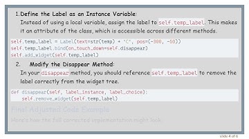 Mastering Label Removal in Kivy