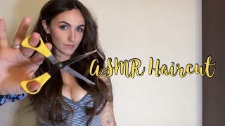 ASMR Haircut and Style (REAL Hair Cutting Sounds) ✂️ Whispered Roleplay