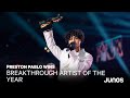 Preston Pablo wins Breakthrough Artist of the Year | The 2023 JUNO Awards