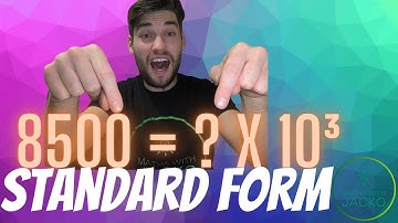 How to write a decimal in Standard Form Lesson!