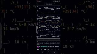 Check weather in termux | Termux |  #shorts | #termuxandroid | #termuxcommands | #termux