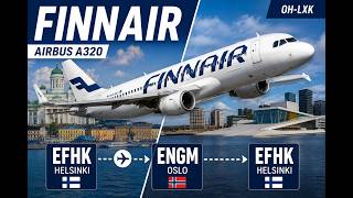 FULL FLIGHT | Finnair A320 | EFHK – ENGM – EFHK | MSFS 2024