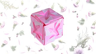 Modular Cube sonobe unit variations  #modularorigami