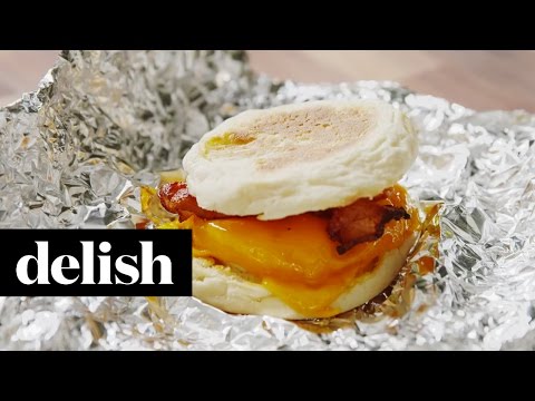 How To Make Make-Ahead Bacon & Egg Sandwiches | Delish