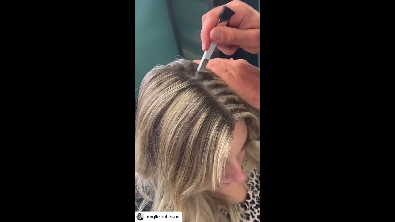 Amazing Instant Highlights Transformation Using Color Wow Rootcoverup In Platinum 