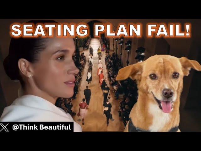 MEGHAN MARKLE MISSES OUT ON VIP SEATS AT BALENCIAGA FASHION SHOW TO A DOG!!