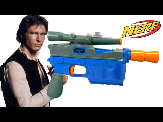 Nerf Star The Force Awakens Han Solo Blaster from Hasbro YouTube