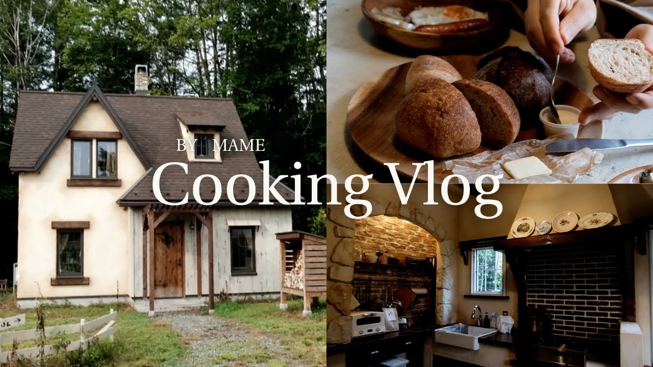 Пребывание в небольшой загородной гостинице на Хоккайдо и неспешная подготовка завтрака 🍳