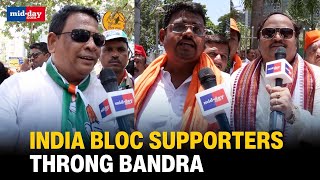 Lok Sabha Elections 2024: Mumbai’s Bandra witnesses a huge rally by INDIA bloc supporters