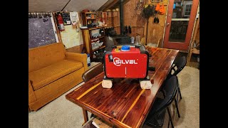 SILVEL DIESEL HEATER. Putting it together in the Farmhouse Workshop. Using it at THE TENT.