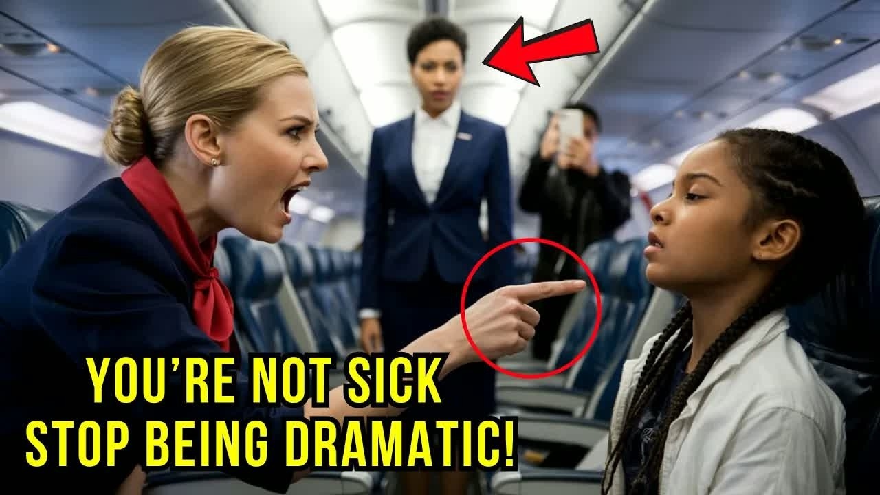 White Flight Attendant Hits Sick Black Girl—Speechless When Her CEO Mother Arrives