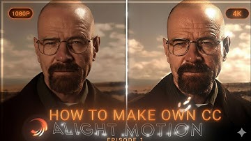 How to Make OWN CC 😍🔥? | Episode 1 - Adjustments | Alight motion | Zero Am