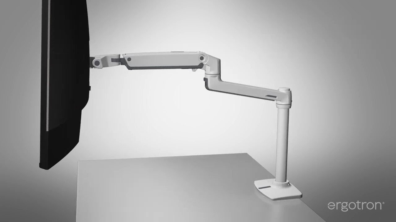 LX Desk Monitor Arm, Tall Pole from Ergotron: Top Features