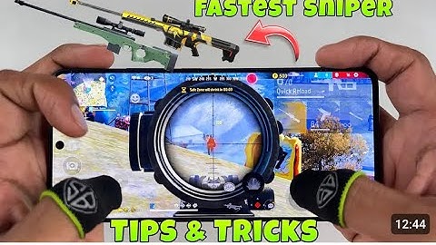 fastest double sniper tips and tricks with handcam tutorial free fire