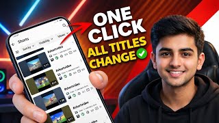 Change Multiple Titles in One Click 😱 | YouTube Hack
