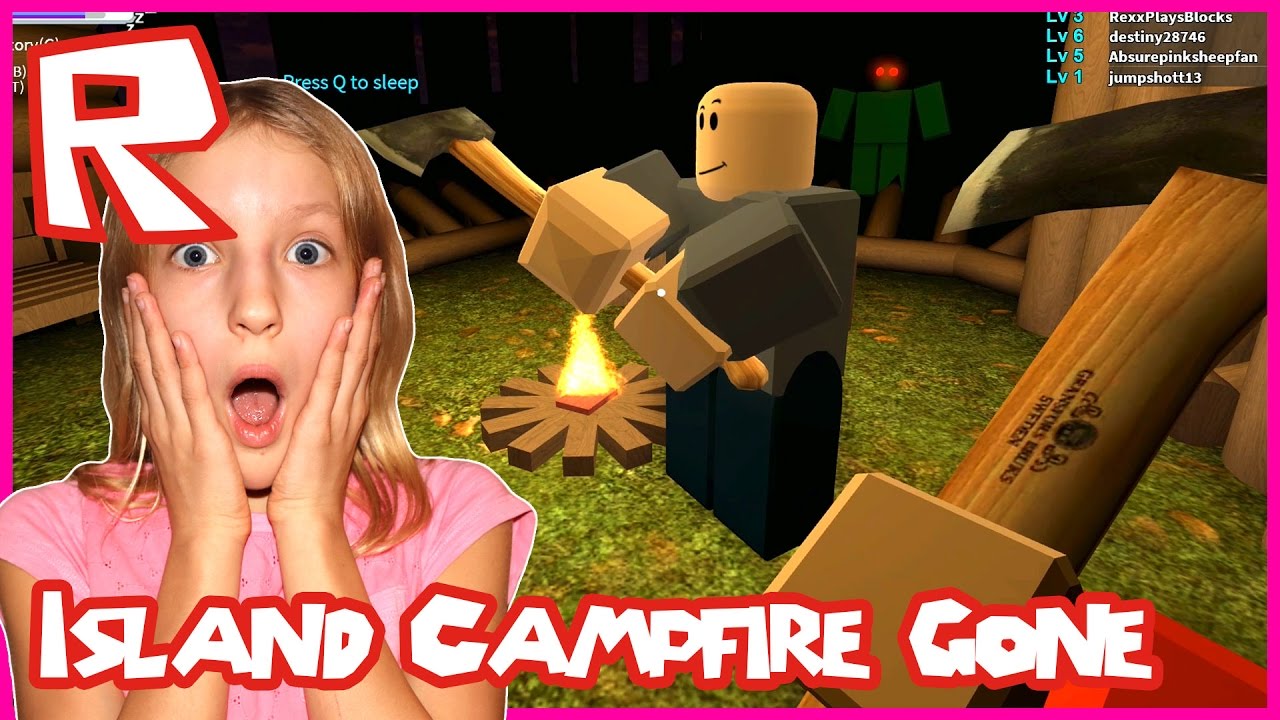 Our Campsite Disappeared Roblox Island Youtube - sis vs bro roblox camping with ronald