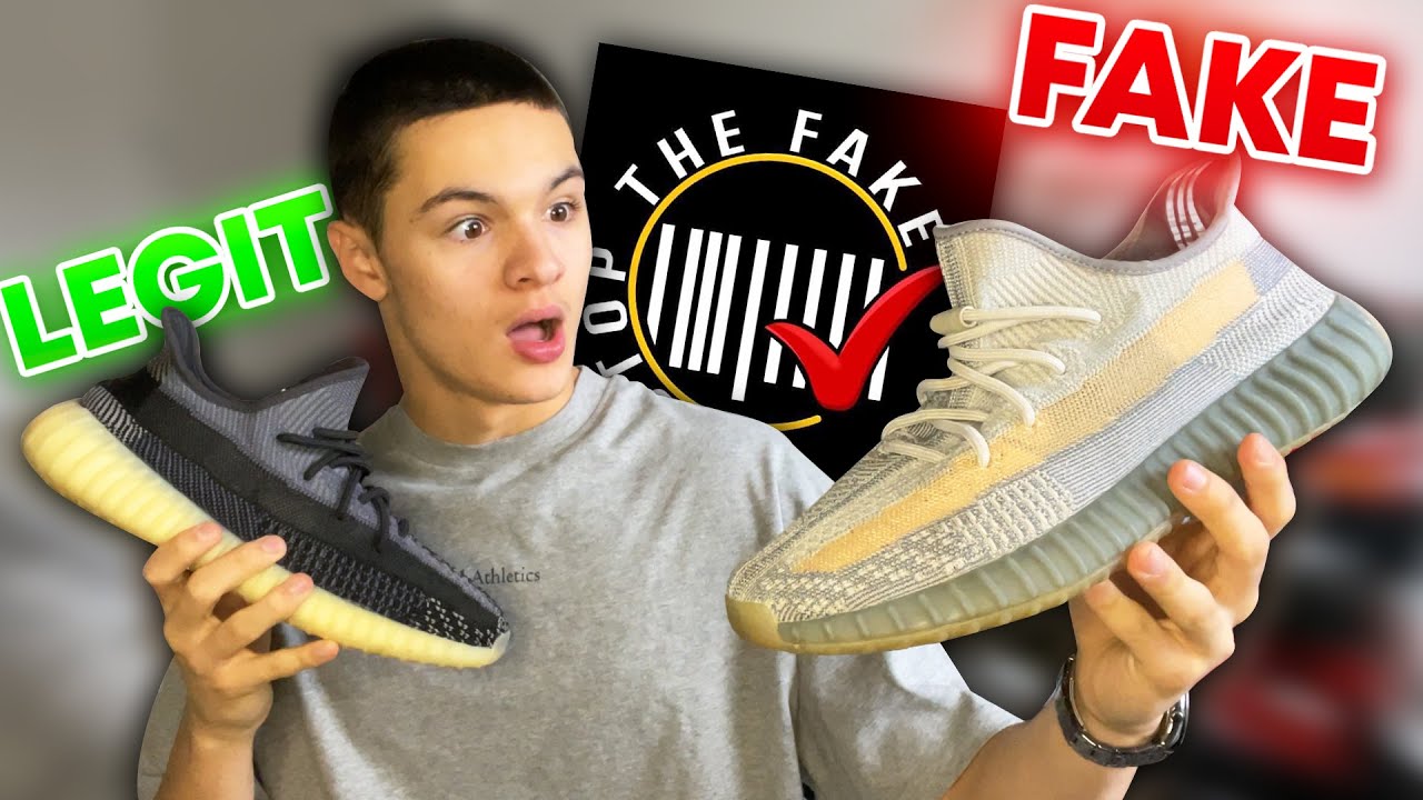 REAL VS FAKE : COMMENT AUTHENTIFIER UNE YEEZY 350 V2 ?! - YouTube
