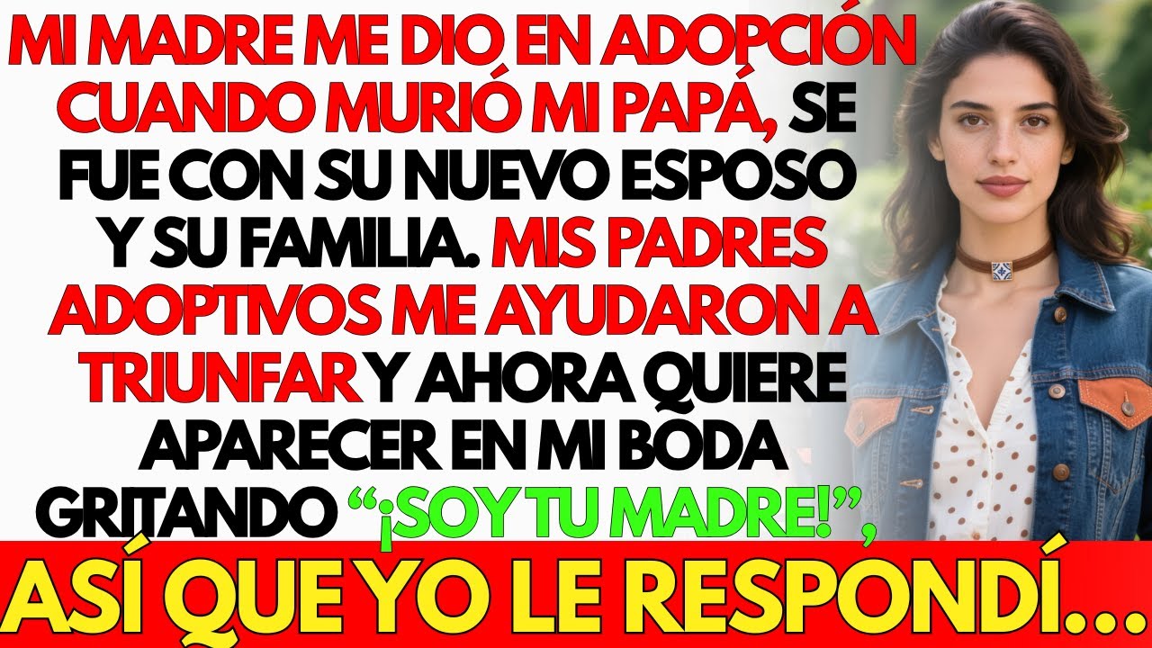 Mi madre me dio en adopción tras la muerte de papá y eligió a su nuevo marido y su familia.
