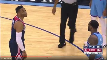 Westbrook vs Wall Heated Exchange Words🔥‼