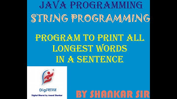Program to print all the longest words in a sentence
