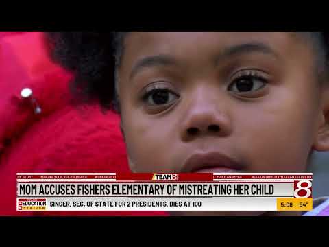 Mom accuses Fishers Elementary School of mistreating her child