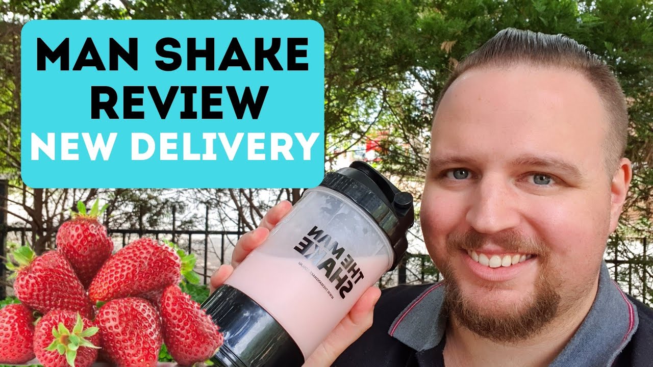 EVEN MORE goodies from THE MAN SHAKE + Review strawberry flavour That Fat Guy YouTube