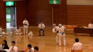 00707 20160619岩槻大会組手２回戦美優ｖｓ彩夏