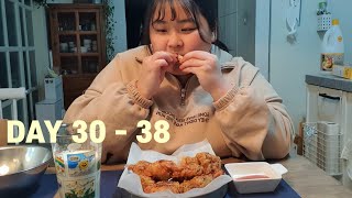 (240.8 lb) Fasting and intermittent fasting vlog, making chicken, meal record