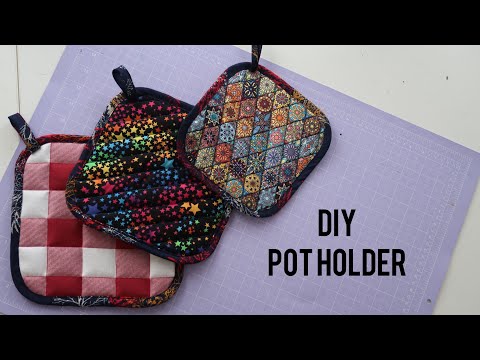 Video: Cara Menjahit Potholder