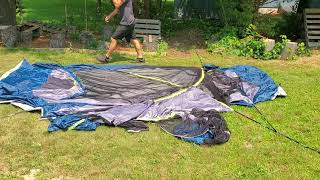 Ozark Trail 10 person modified dome tent with screen porch