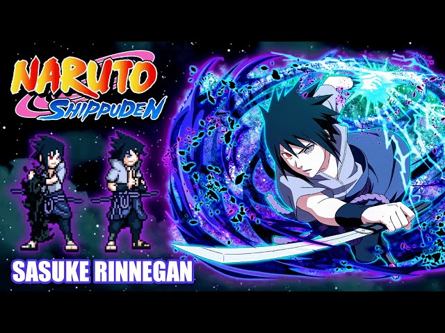 Sasuke Ativa marca da maldição contra Kakashi - Mugen v10