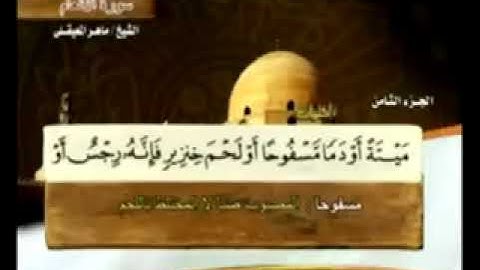الجزء الثامن 08 من القرآن الكريم بصوت الشيخ ماهر المعيقلي