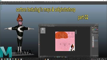 Maya tutorials in Telugu.Cartoon texturing in maya// part-2