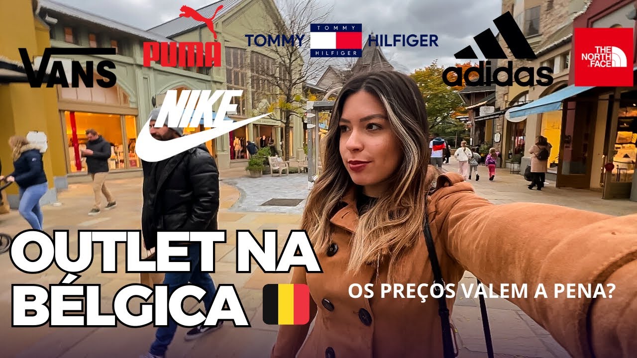 OUTLET NA BÉLGICA! VALE A PENA? preços nike, adidas, puma, vans e muito mais