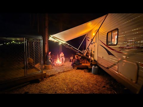 LIVING OFF GRID WITH CAMPER TRAILER