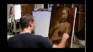 Timelapse Demo - Figure Painting @ Georgetown University - by Scott Hutchison