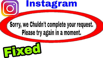 How To Fix"Sorry We Chuldn