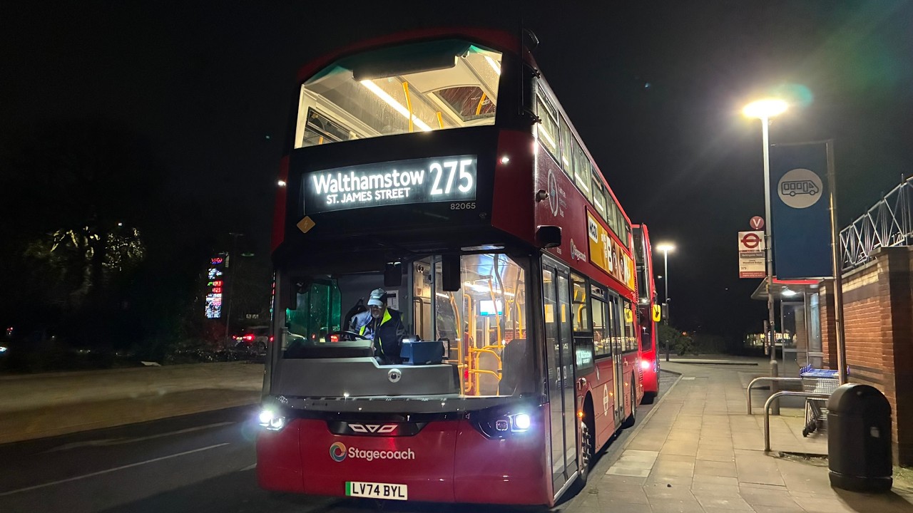 **NEW ALLOCATION** Journey On Route 275 (Barkingside Tesco (Stop V) to Roding Lane North)