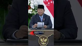 Bertemu PM Singapura, Prabowo: Kalau Ada Salah Paham Kita Sepakat Selesaikan sebagai Sahabat