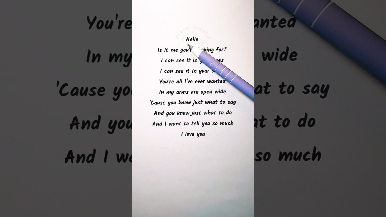 Sleduj Sing & Learn English with *Hello* – Lionel Richie 🎵 na YouTube Sleduj Sing & Learn English with *Hello* – Lionel Richie 🎵 na YouTube