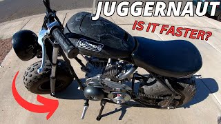 Juggernaut driver on a mildly modified Coleman 196