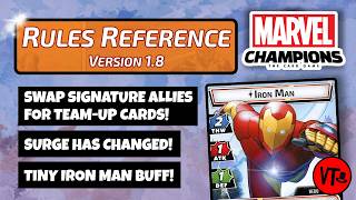 Marvel Champions NEW RULES REFERENCE 1.8!