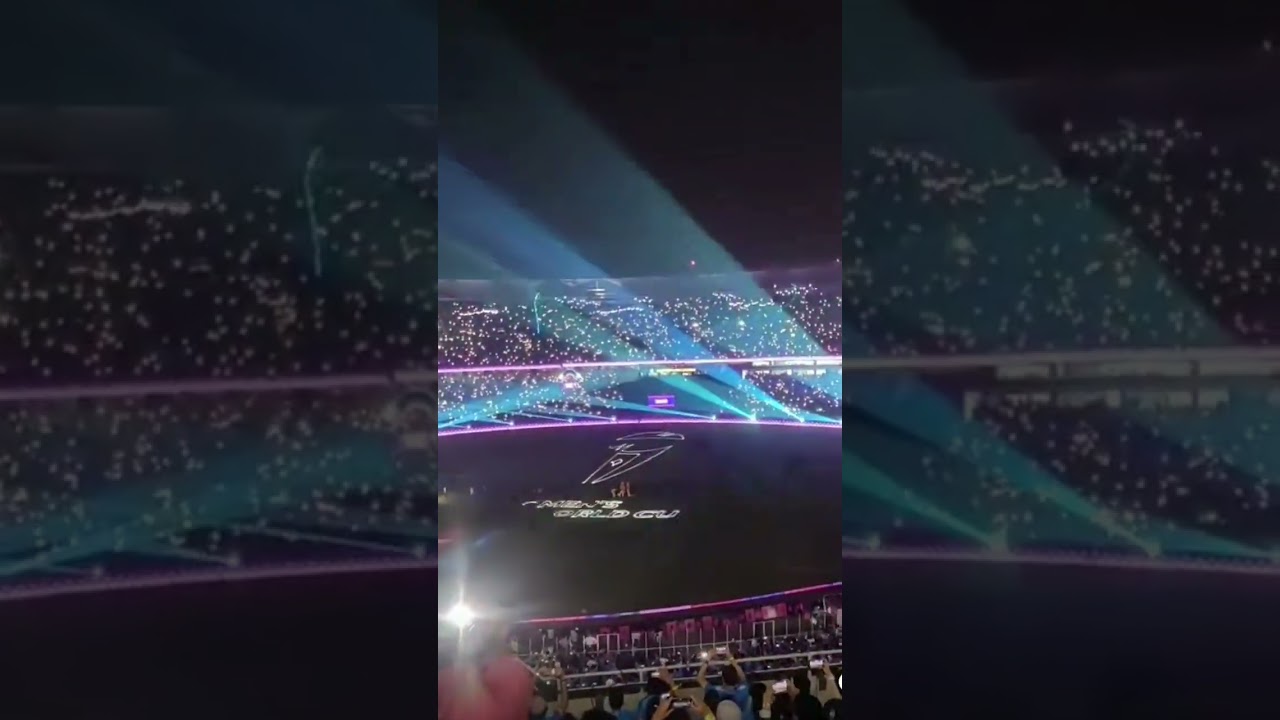 LIGHT SHOW WORLD CUP FINAL 