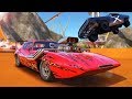 Dragslayer VS Mad Max Car on the Hot Wheels Track! - Wreckfest Update Gameplay