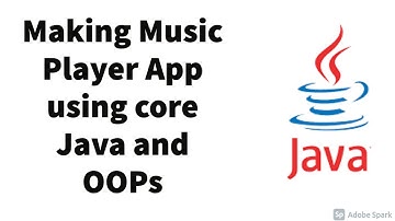 Music Player App | Core Java and OOPs | Java OOPs Project (Intermediate)