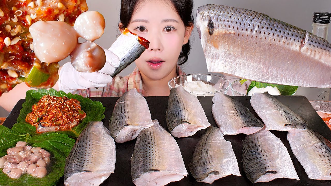 통실통실 기름 잘 오른 가을 전어회🐟 그리고... 전어밤🌰 먹방 Gizzard Shad & Salted gizzard shad stomach mukbang korean food