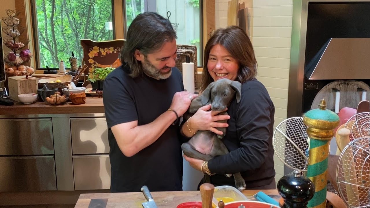 Rachael & John Introduce Their New Puppy Bella Boo Blue On Our Show